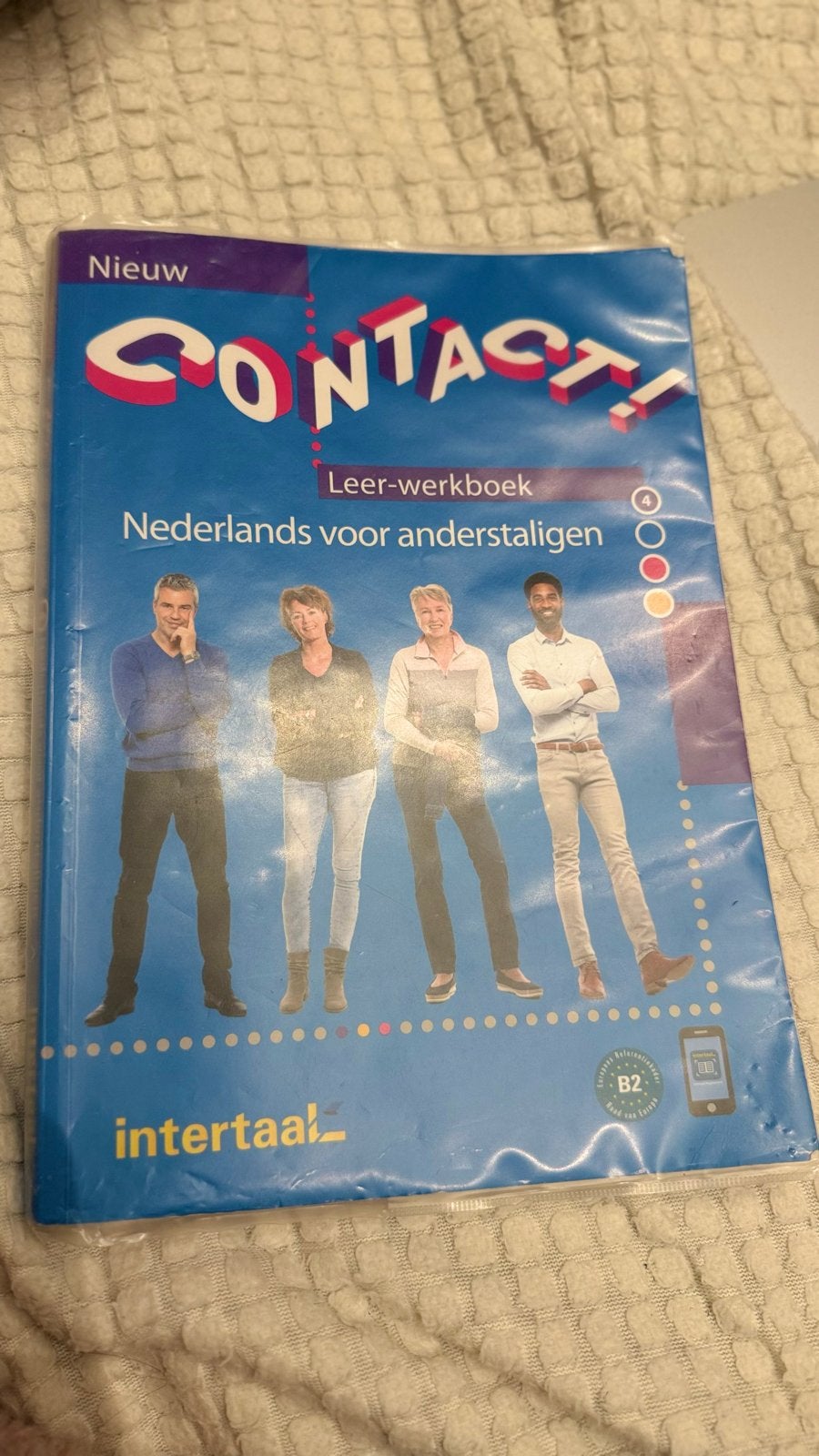 Contact 4 Leer-werkboek Nederlands voor anderstaligen, Ophalen of Verzenden, Zo goed als nieuw, Non-fictie