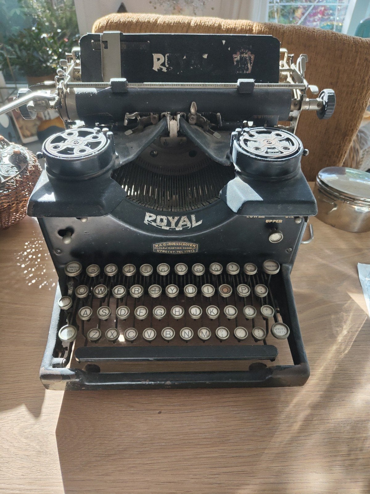 oude typemachine voor aankleding, Verzamelen, Ophalen of Verzenden, Overige typen