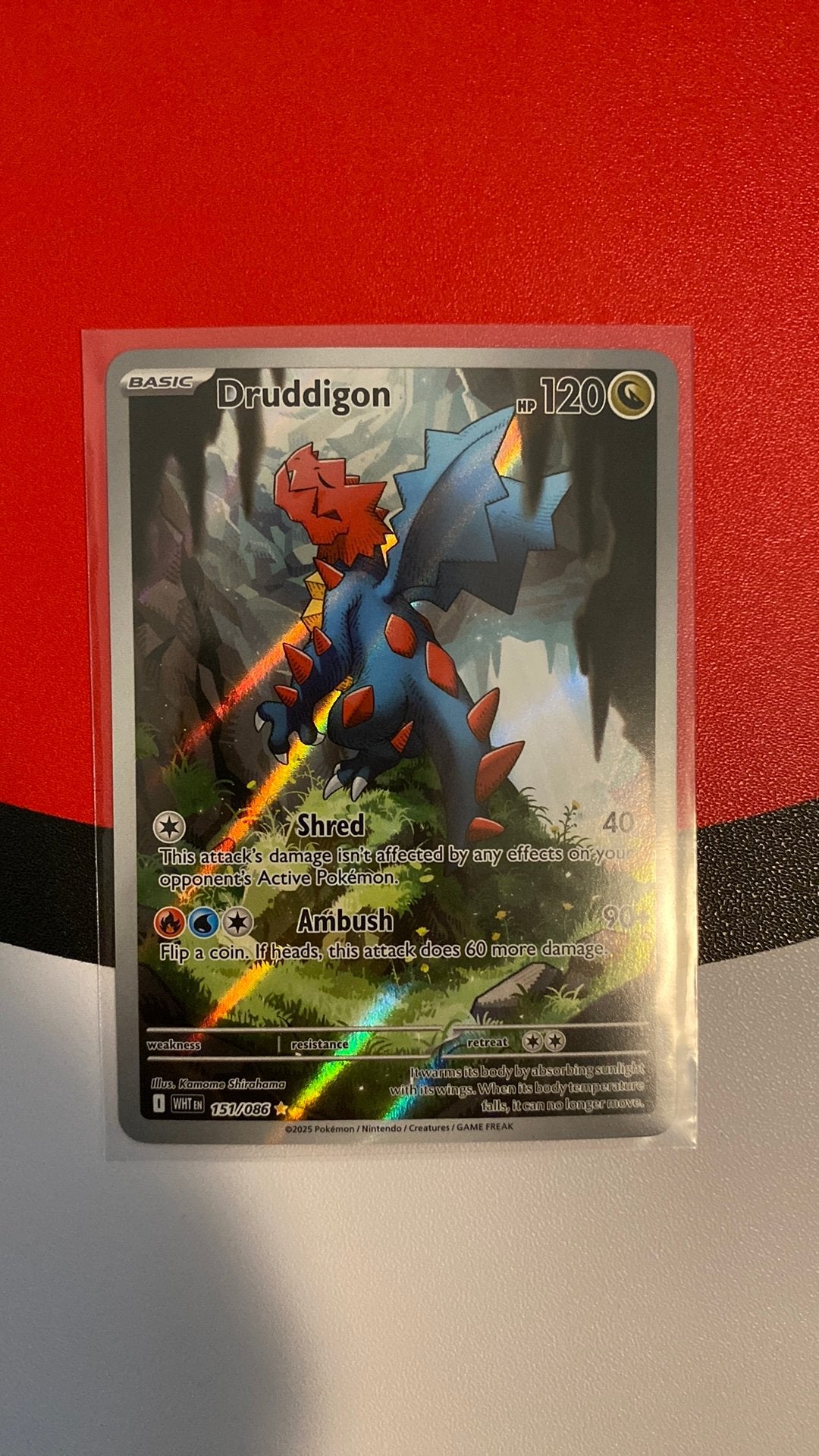 Druddigon White flare 151/086, Ophalen of Verzenden, Zo goed als nieuw