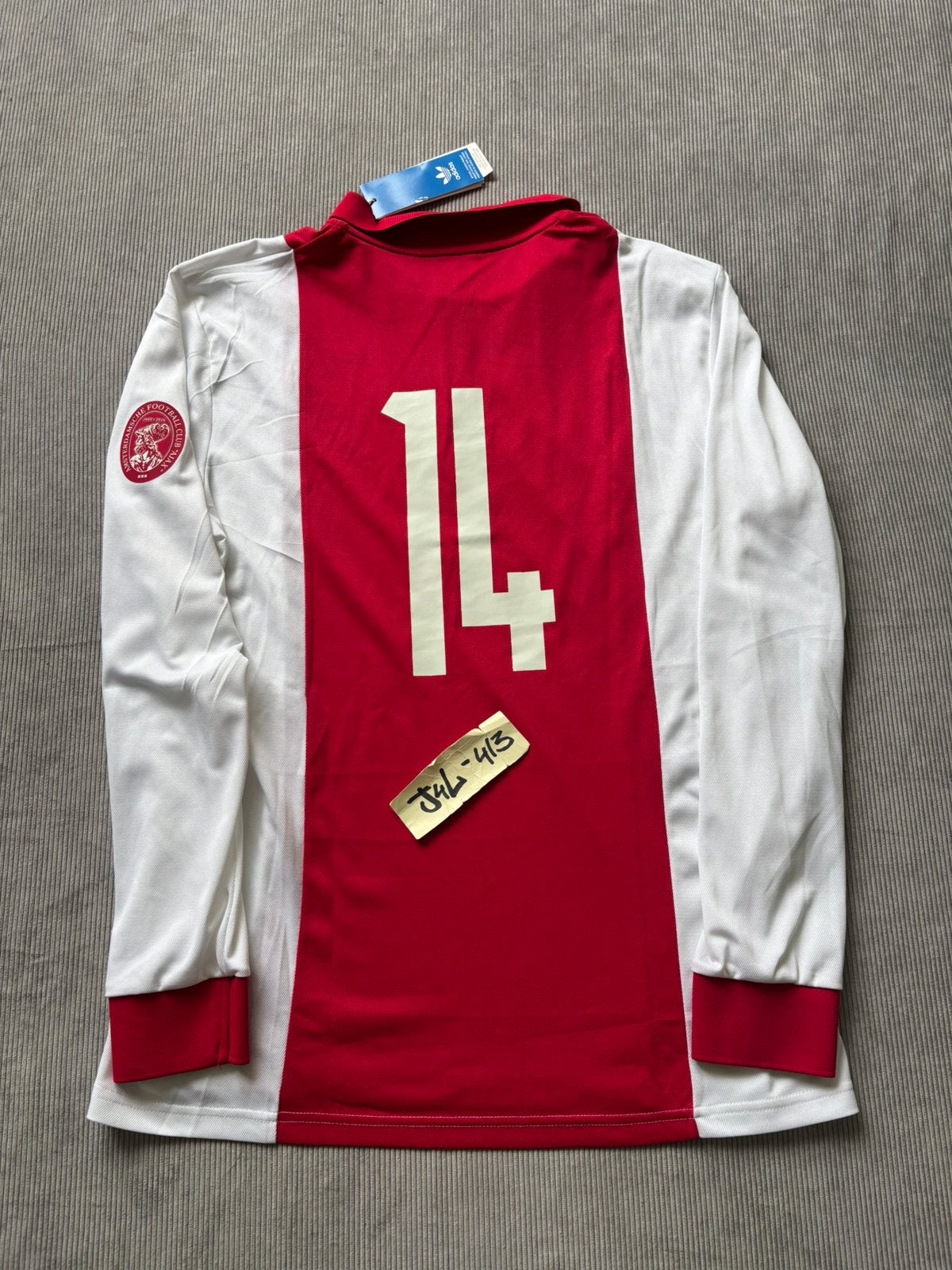 Ajax jubileum shirt 125 jaar Adidas, Cruijff 14 fside tdk, Verzenden, Zo goed als nieuw, Shirt