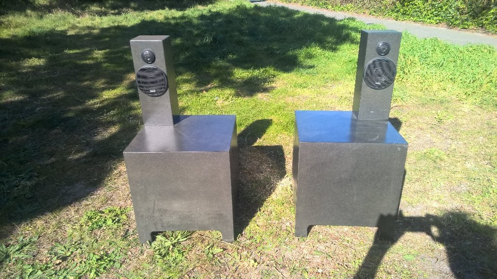 zelfbouw luidsprekers Magnat autospeakers, Audio, Tv en Foto, Ophalen, Stereo speakers, Gebruikt, 120 tot 150 watt