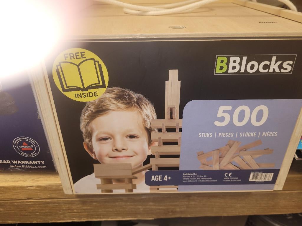 Houten blokjes 500 stuks, Ophalen, Nieuw, Overige typen