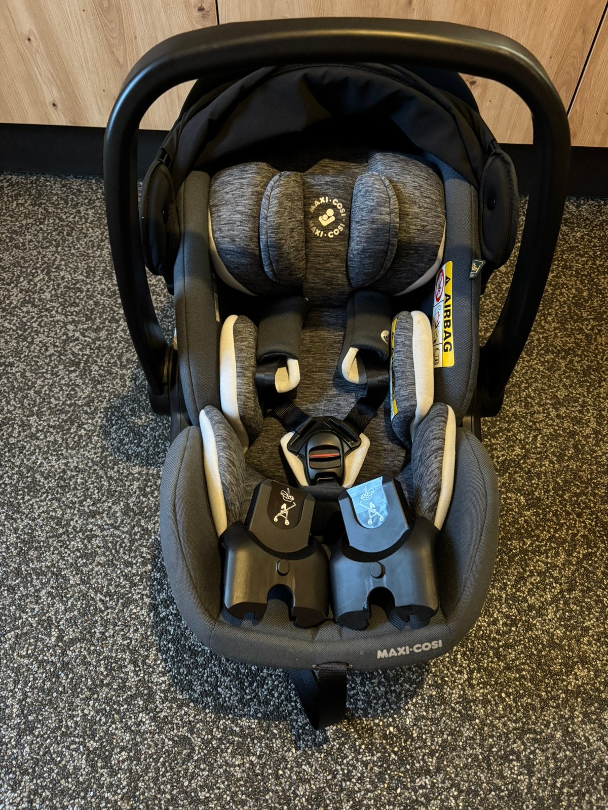 Maxi cosi, Kinderen en Baby's, Ophalen, Verstelbare rugleuning, Zo goed als nieuw, Isofix