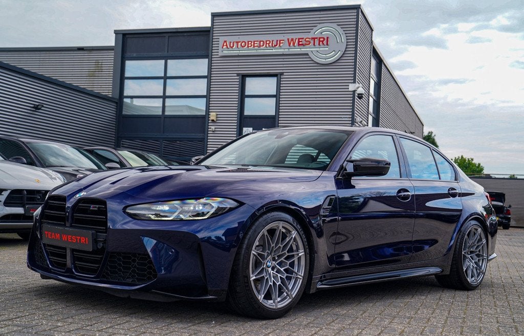 BMW 3-serie M3 Competition | Tansanitblau II metallic | Two, Auto's, Automaat, Achterwielaandrijving, Gebruikt, Euro 6