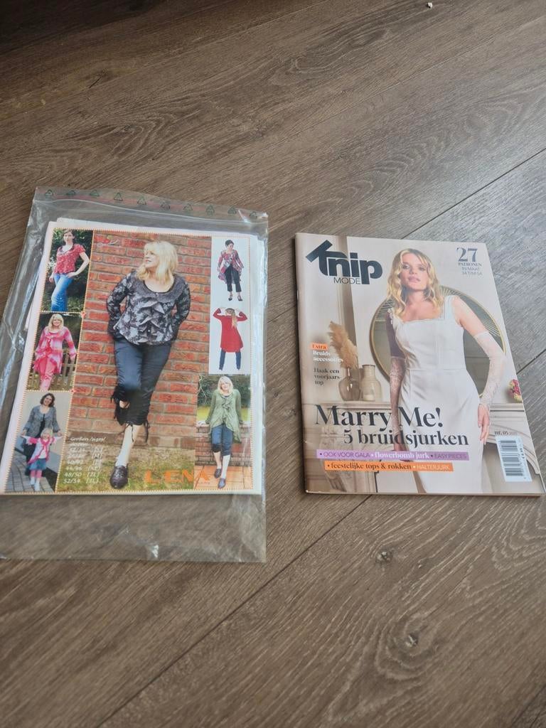 Knipmode mei 2025 en patroon blouse, Hobby en Vrije tijd, Kledingpatronen, Ophalen of Verzenden, Nieuw, Vrouw, Knipmode