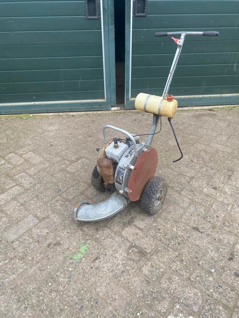 Sachs bladblazer - Krachtige benzine bladblazer op wielen, Ophalen, Gebruikt, Benzine, Ruggedragen
