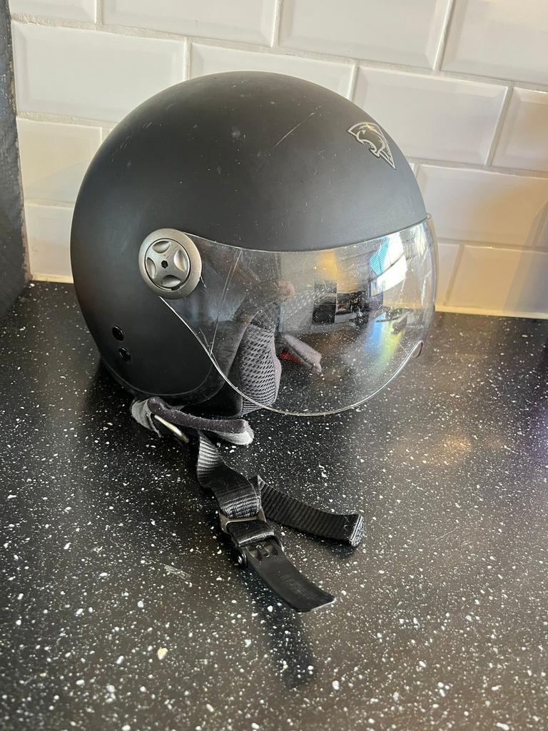 Scooter helm maat M/L, Ophalen of Verzenden, Gebruikt