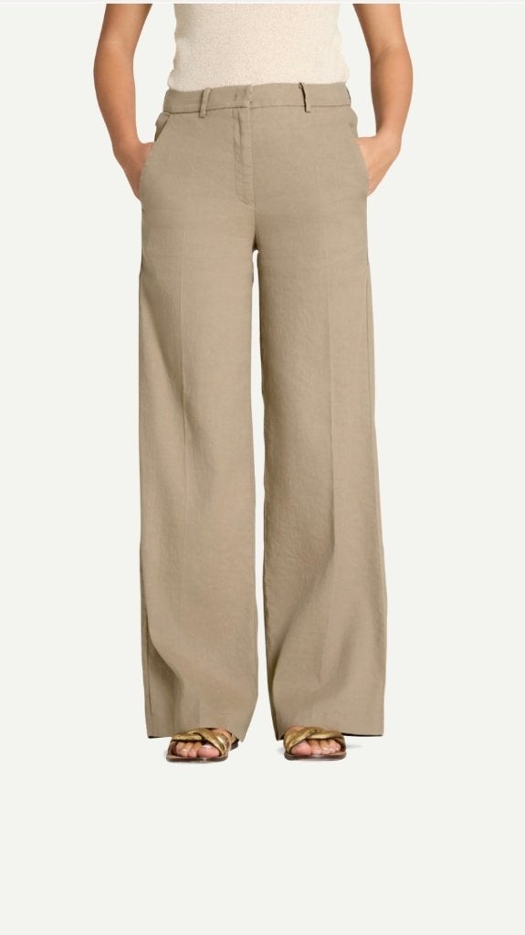 Cambio nieuwe linnen broek maat 42 model Mira, Cambio, Beige, Maat 42/44 (L), Nieuw