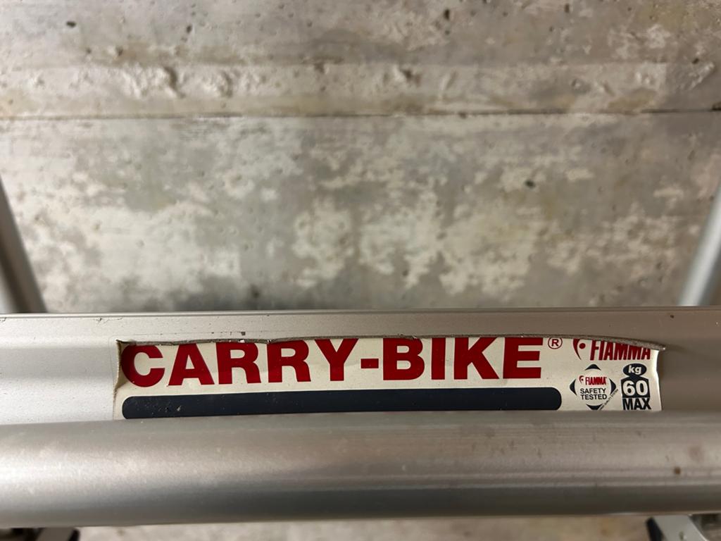 Fiamma Carry-Bike fietsendrager voor camper, Ophalen, 2 fietsen, Gebruikt, Achterklepdrager