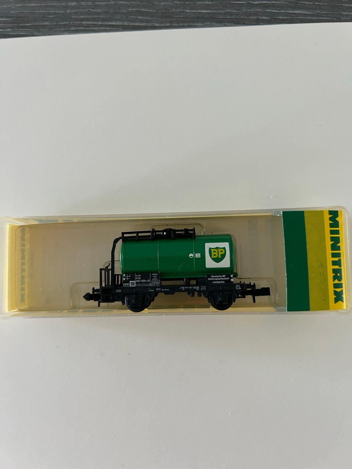 Minitrix 13548 N spoor BP ketelwagon, Gelijkstroom, Trix, Ophalen of Verzenden, Nieuw