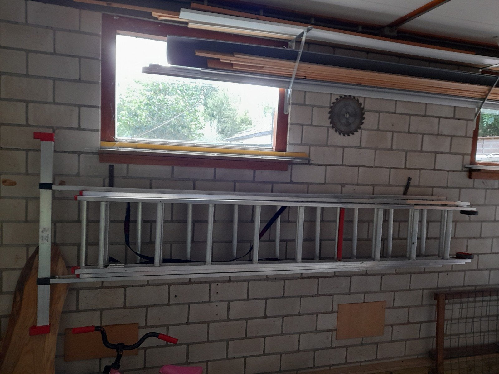 Altrex ladder 3 x 9 treeds, Ophalen, Overige typen, Minder dan 2 meter