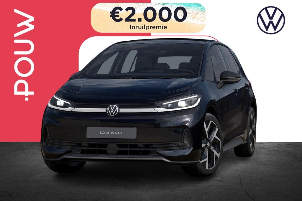 Volkswagen ID.3 Neo Life 190pk 58 kWh | LMV 19'' | Voorstoel, Auto's, Volkswagen, Automaat, 12 maanden, Zwart, 190 pk