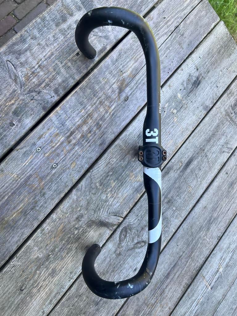 3T Ergonova Pro Stuur Racefiets, Ophalen, Gebruikt, Stuur, Aluminium