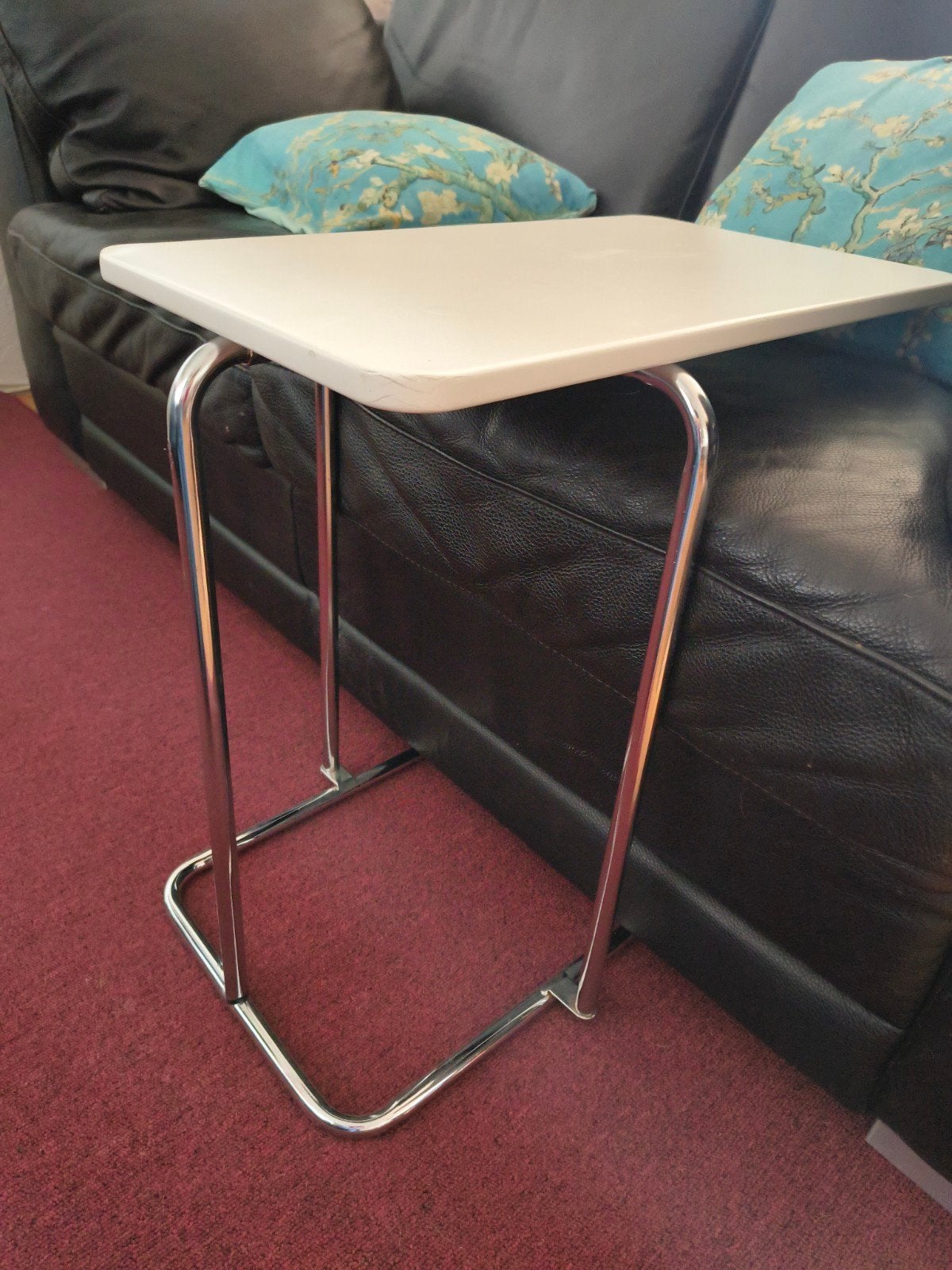 Vintage IKEA salontafel /bijzettafel 50x30x50 cm, Huis en Inrichting, Tafels | Bijzettafels, 45 tot 60 cm, Minder dan 55 cm, Metaal of Aluminium