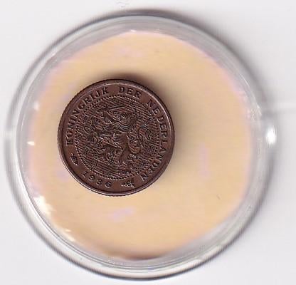 1/2 Cent 1936 Zeer Fraai  Plus, Verzenden, Koningin Wilhelmina, Overige waardes, Losse munt