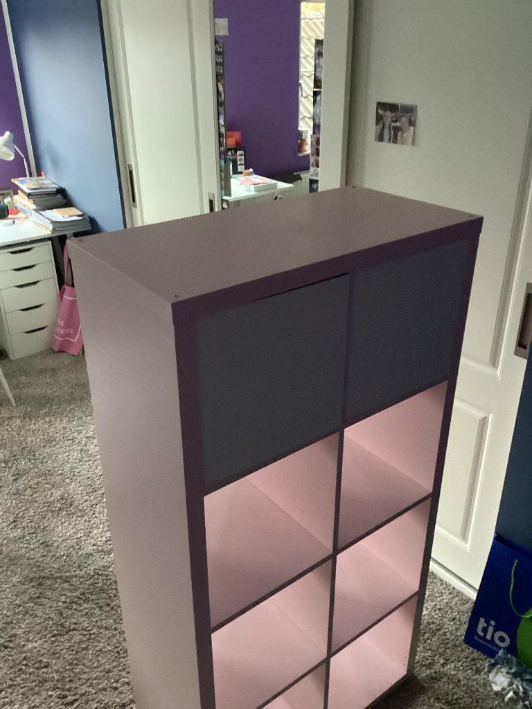 Kallax kast z.g..a.n, Huis en Inrichting, Kasten | Boekenkasten, Ophalen, Met deur(en), 100 tot 150 cm, 50 tot 100 cm