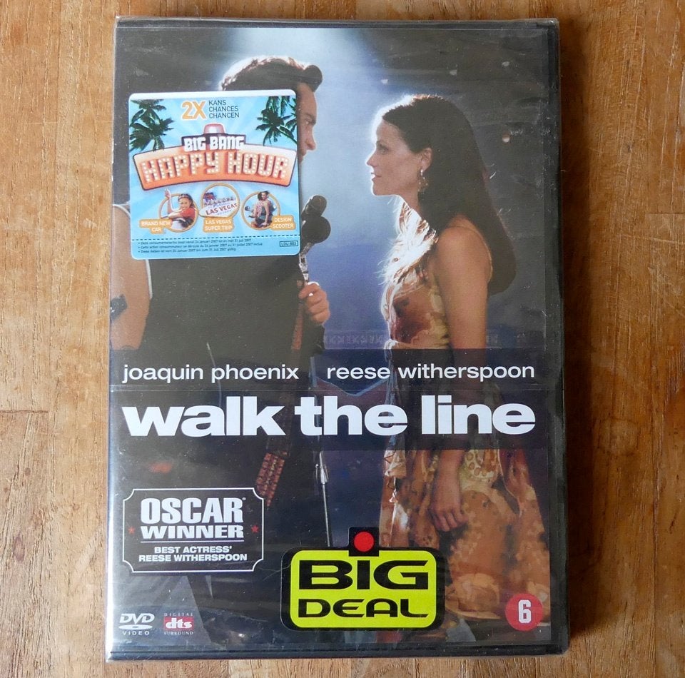DVD Walk the Line Johnny Cash June Carter Joaquin Phoenix, Vanaf 6 jaar, Ophalen of Verzenden, Nieuw in verpakking