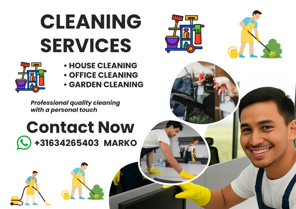 schoonmaak service, Huis en Inrichting, Bureaus, Ophalen of Verzenden