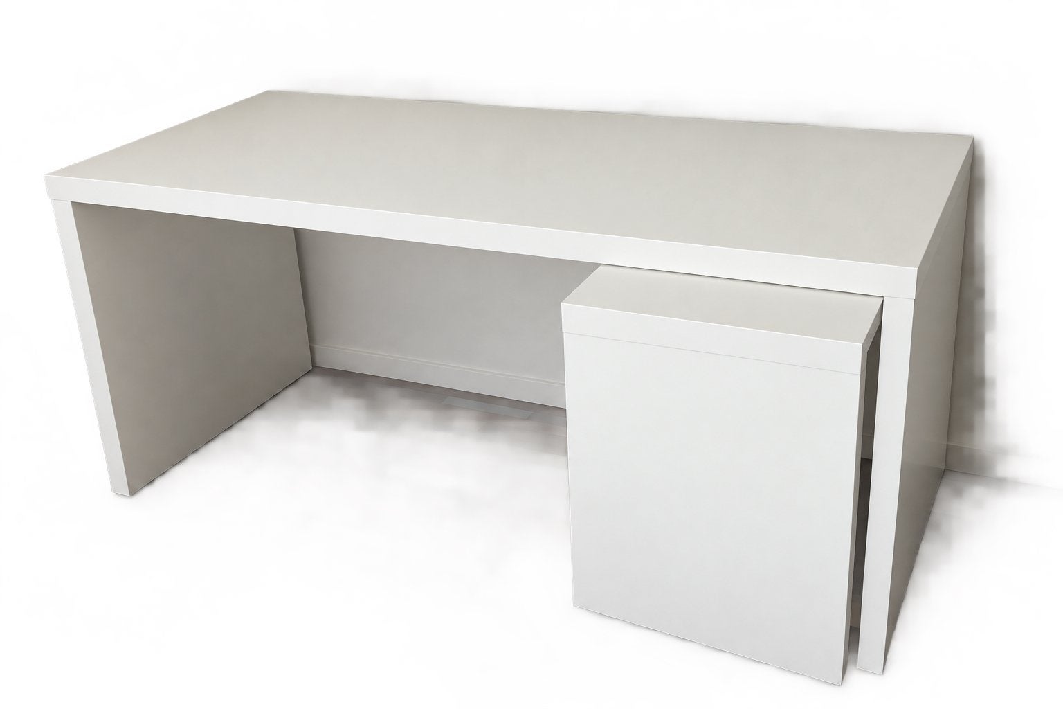 IKEA MALM Bureau met uittrekbaar blad, Ophalen, 65 cm, Zo goed als nieuw, IKEA