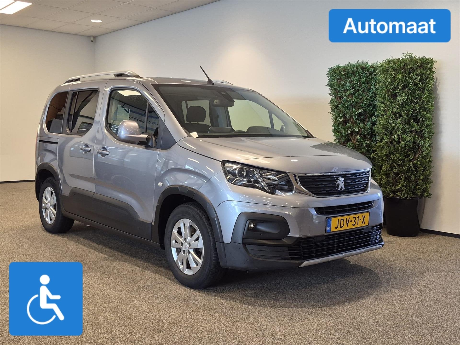 Peugeot Rifter L1 Rolstoelauto Automaat 3+1 of 5+0 incl. Lie, Automaat, 12 maanden, Stof, Gebruikt