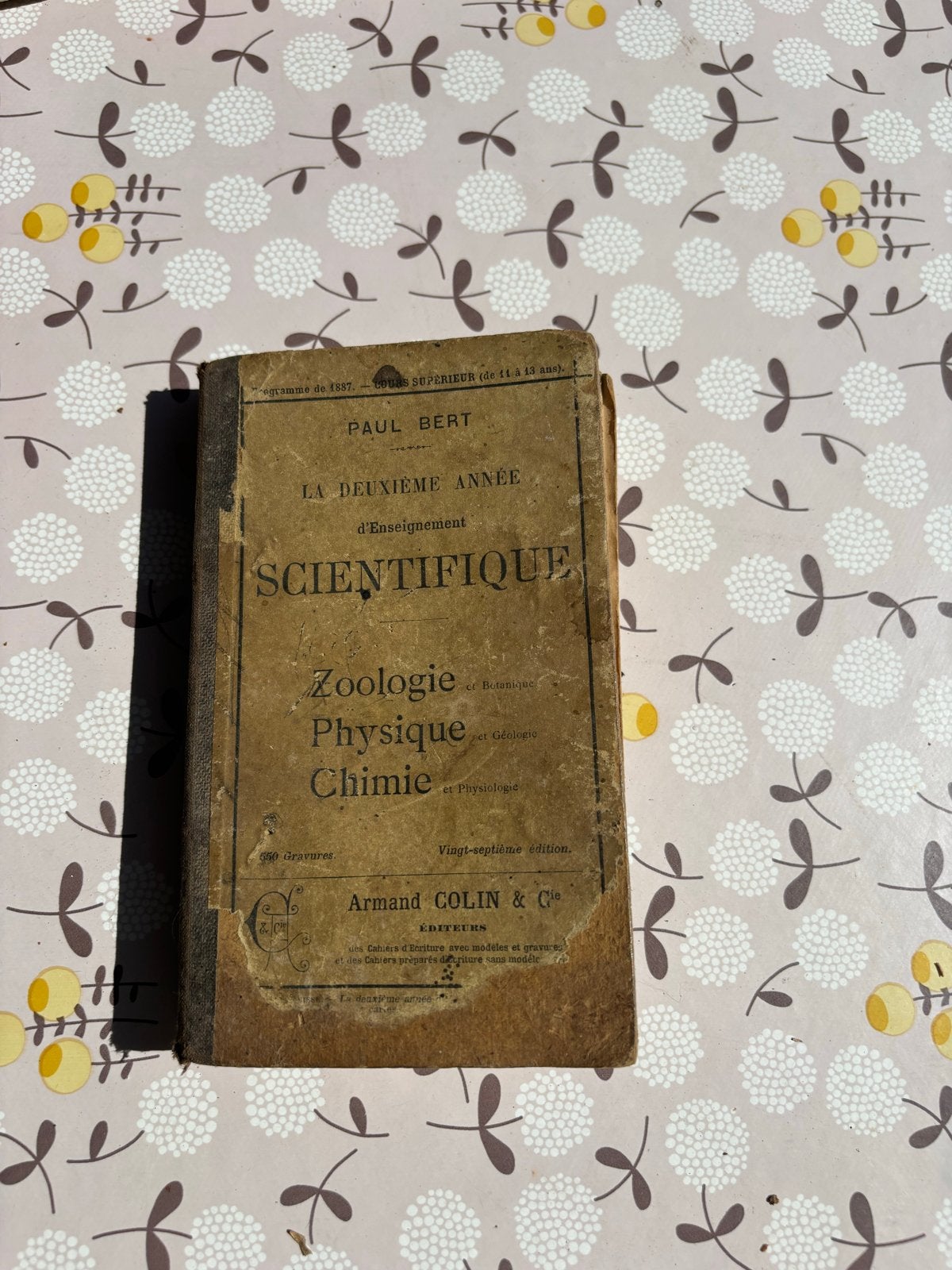 Oud wetenschappelijk boek: Zoölogie, Fysica, 1887 Chemie, Ophalen of Verzenden, Gelezen, Natuurwetenschap
