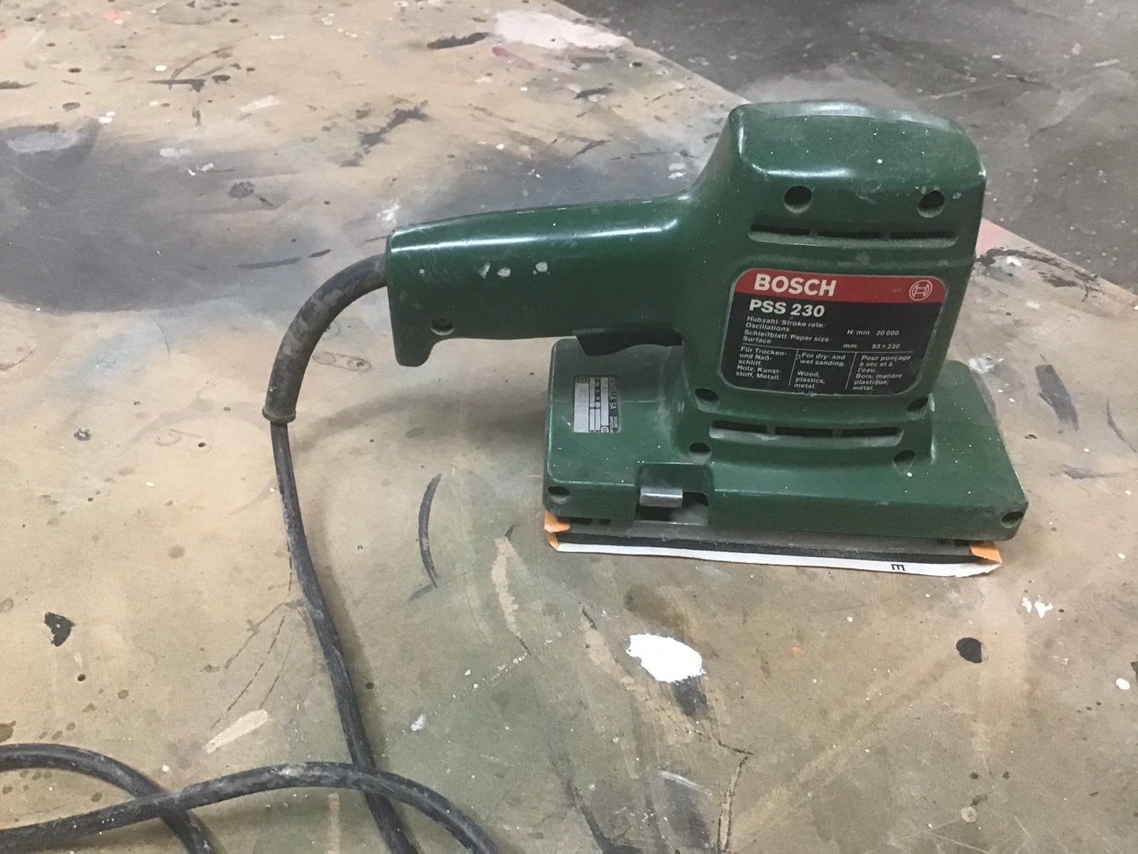 Te koop: Vlakschuurmachine, Ophalen, Gebruikt, 600 tot 1200 watt, Vlakschuurmachine