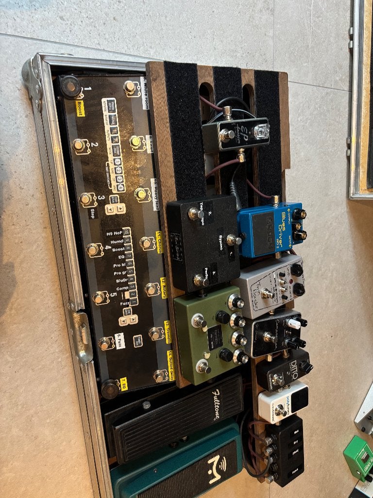 Compleet custom Wet/Dry/Wet pedalboard, Ophalen, Gebruikt, Overige typen