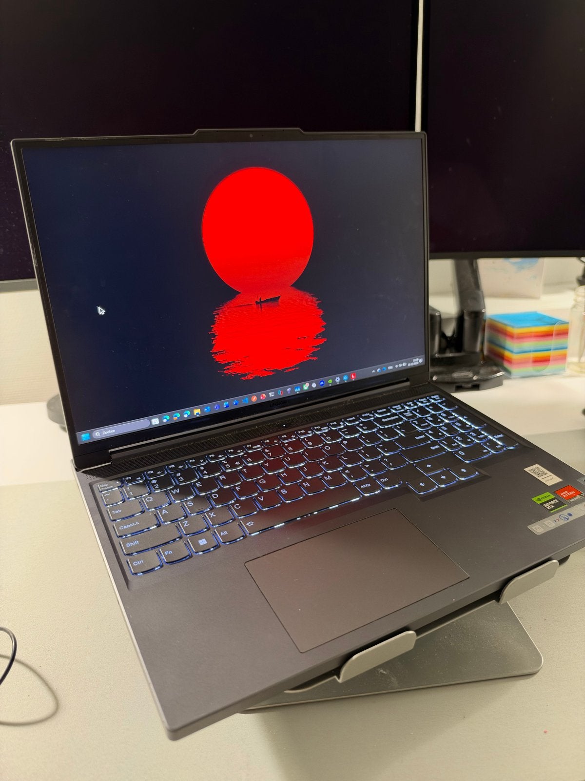 Lenovo Legion Slim 5 RTX 4070 Ryzen 7, 32GB RAM 96% batterij, Ophalen, Met videokaart, 32 GB, Zo goed als nieuw