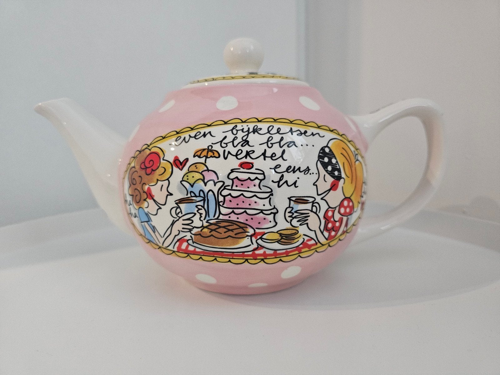 Mooie theepot van Blond Amsterdam  - Als nieuw!, Ophalen, Zo goed als nieuw