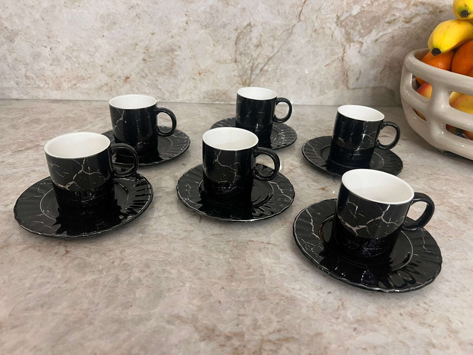 Koffiekopjes 12 delig set, Ophalen