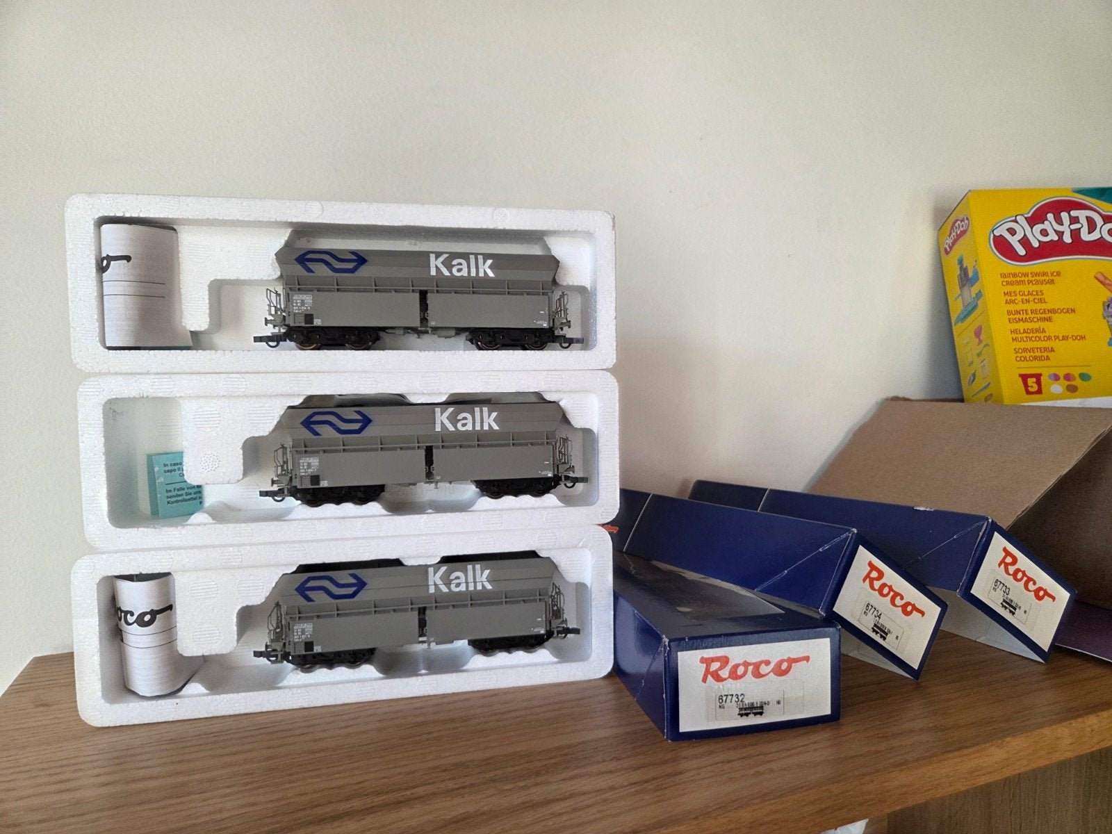 Roco Kalk onderlossers, Ophalen of Verzenden, Gelijkstroom, Wagon, Roco