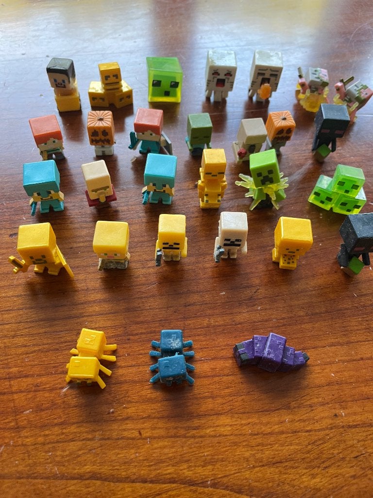 Minecraft mini figuren, Ophalen of Verzenden, Zo goed als nieuw