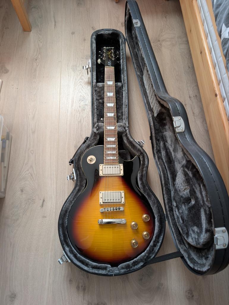 Epiphone Les Paul gitaar + Peavey versterker, Muziek en Instrumenten, Ophalen, Gebruikt, Solid body, Epiphone