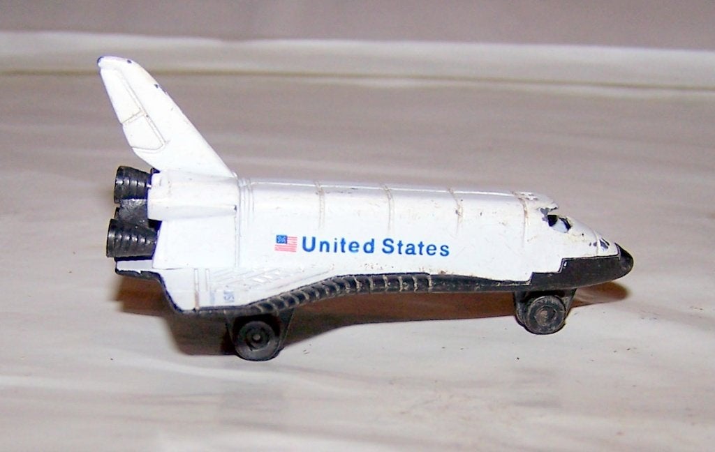 Zeldzaam klein SIKU Spaceshuttle model. Igs., Ophalen of Verzenden, Zo goed als nieuw, Schaalmodel