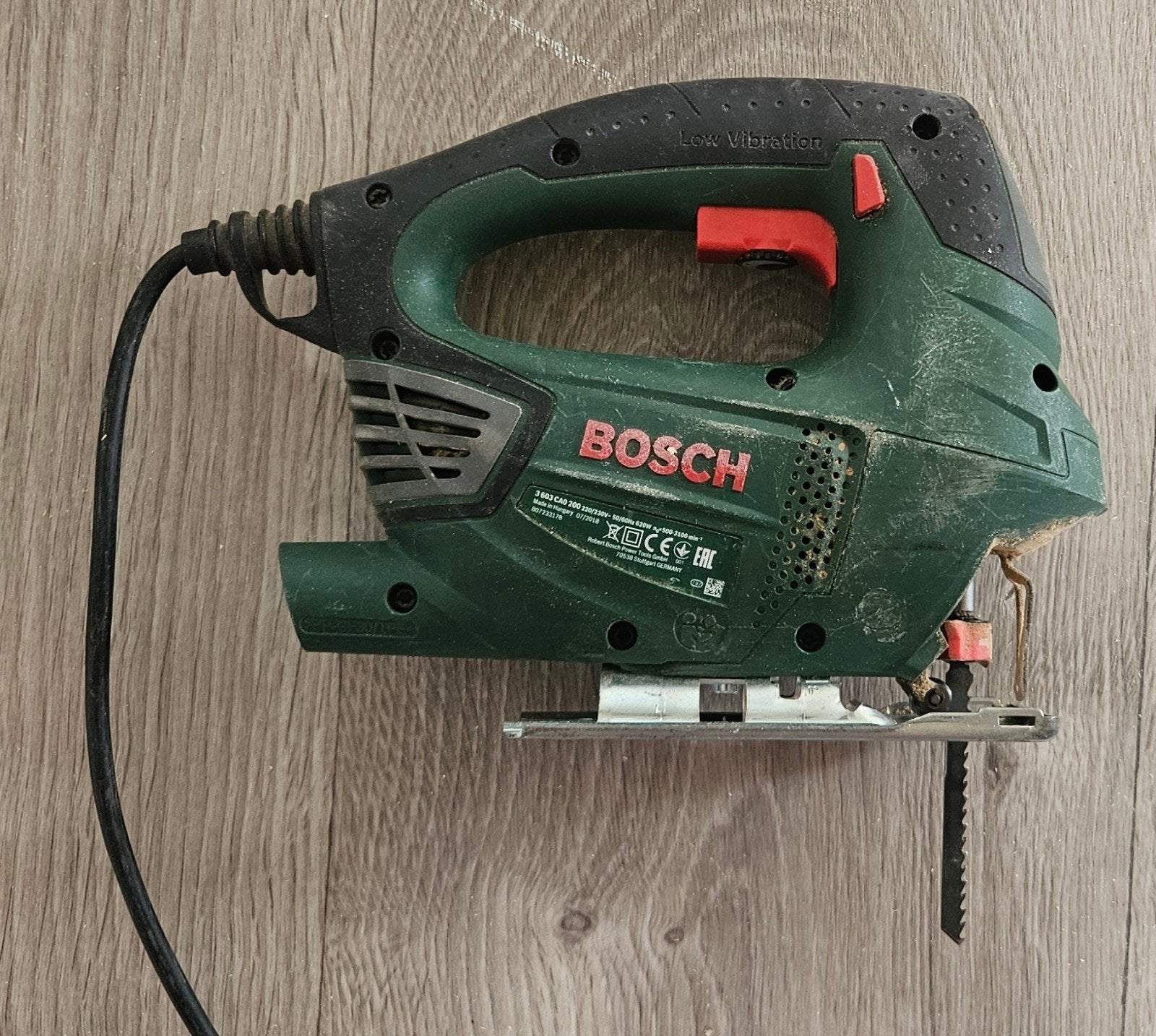 Decoupeerzaag Bosch PST 900 PEL - eerste eigenaar, Gebruikt, Decoupeerzaag, Ophalen of Verzenden, 30 tot 70 mm