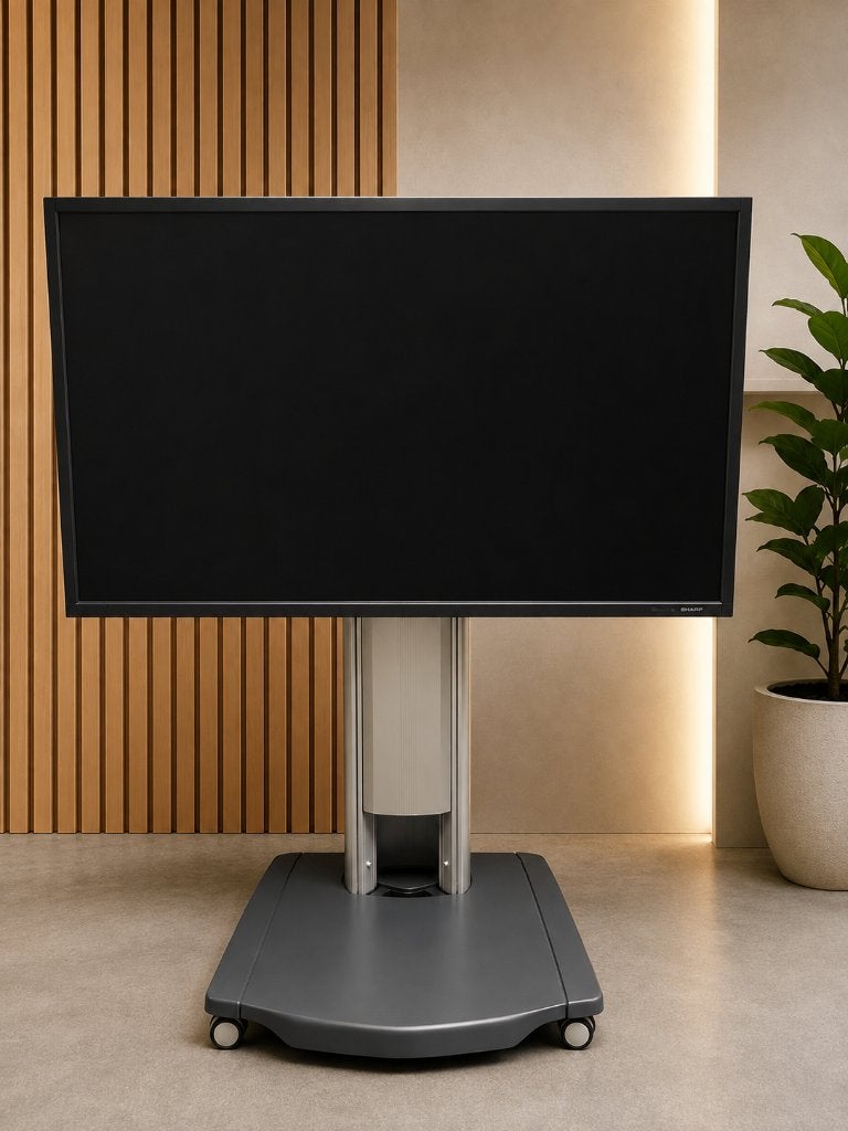 Sharp pn-e602 60 inch monitor met voet, 60 inch, Refurbished, Full HD, Sharp