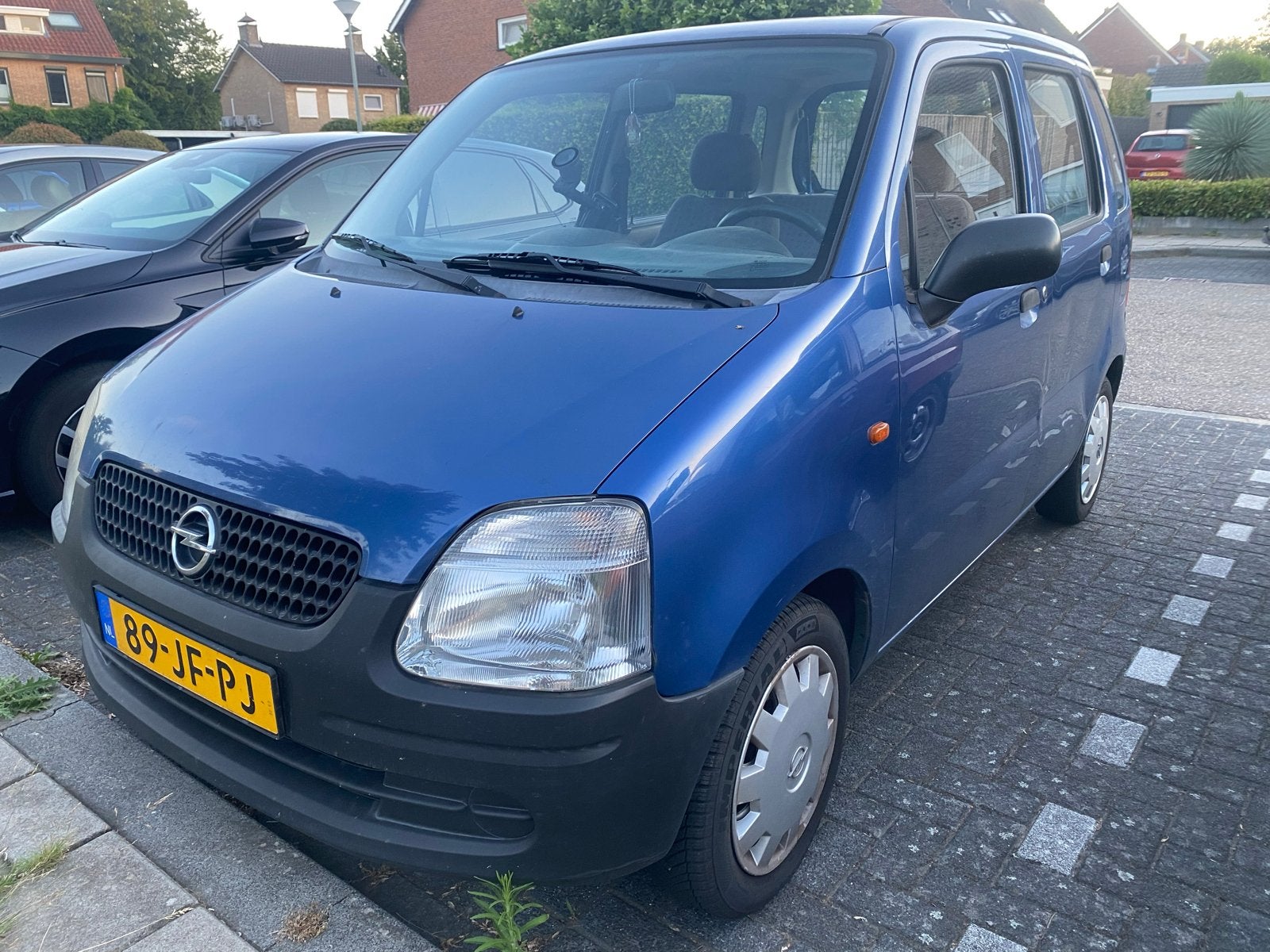 Opel Agila 1.0 I 12V 2002 Blauw, Auto's, Opel, Voorwielaandrijving, 31 €/maand, 973 cc, Origineel Nederlands