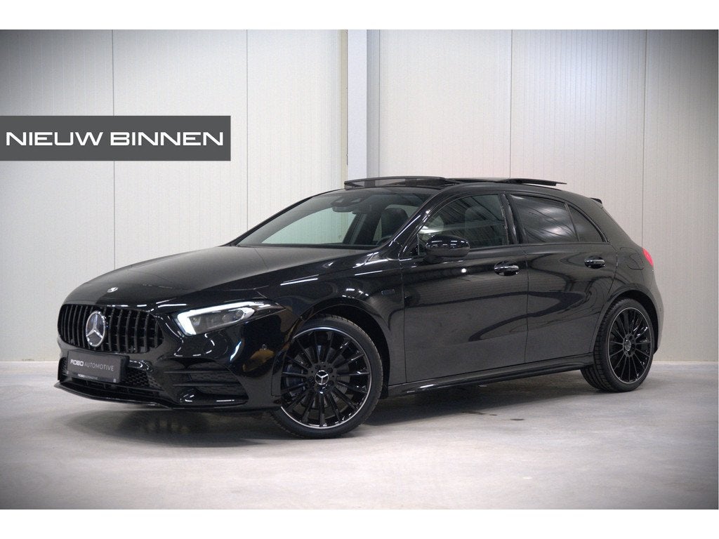 Mercedes-Benz A-Klasse 250 e Business Solution AMG Limited |, Auto's, Mercedes-Benz, Gebruikt, 4 cilinders, 15 kWh, Zwart
