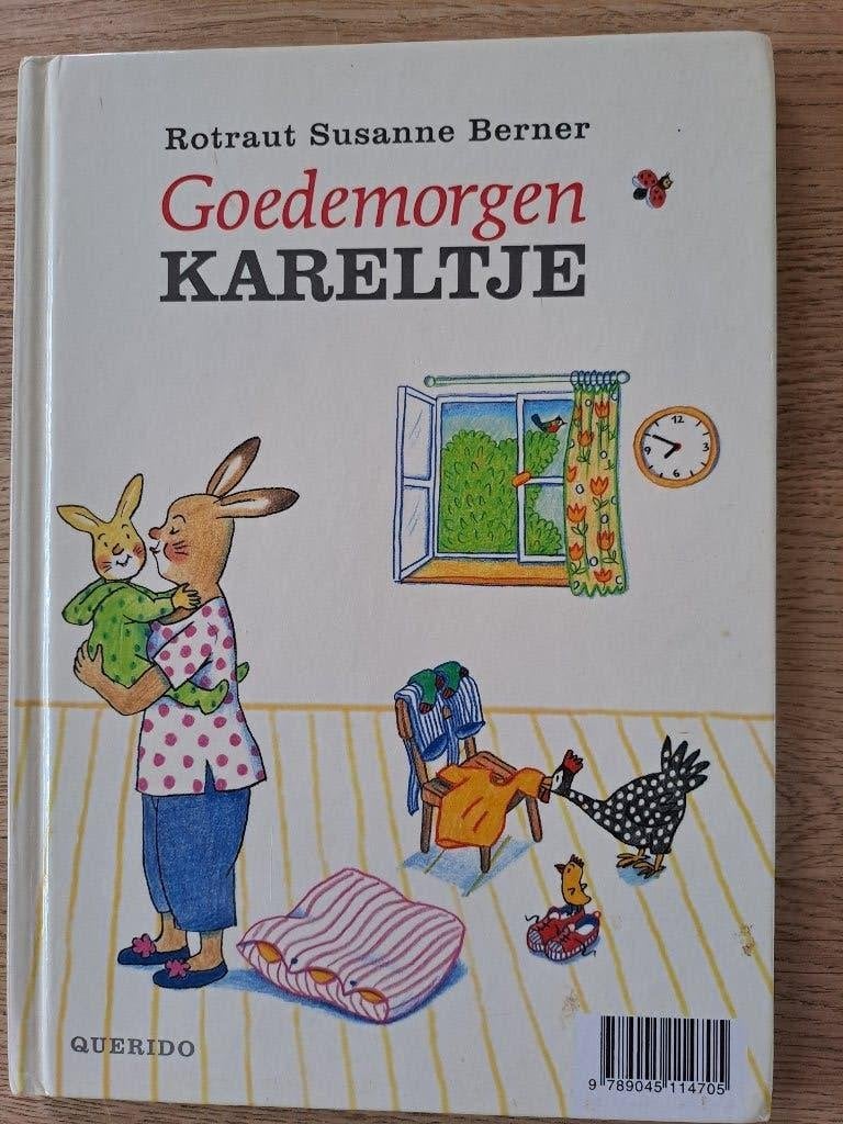 GOEDE MORGEN KARELTJE/WELTERUSTEN KARELTJE. ROTRAUT BERNER, Gelezen, 3 tot 4 jaar, Rotraut Susanne Berner, Ophalen of Verzenden