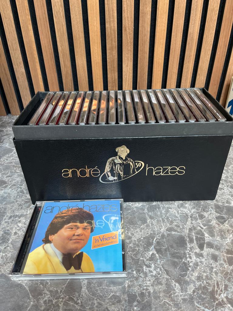 André Hazes 50 CD Boxset - Compleet, Cd's en Dvd's, Ophalen, Zo goed als nieuw, Levenslied of Smartlap, Boxset