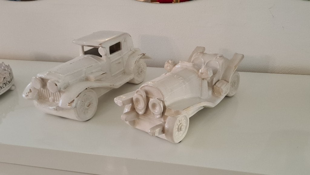 2 decoratieve auto beeldjes, Ophalen of Verzenden, Zo goed als nieuw, Overige typen