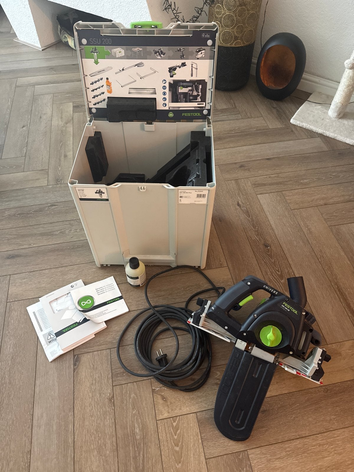 Festool Kettingzaag SSU 200 - Zo goed als nieuw, Ophalen, Zo goed als nieuw, Kettingzaag