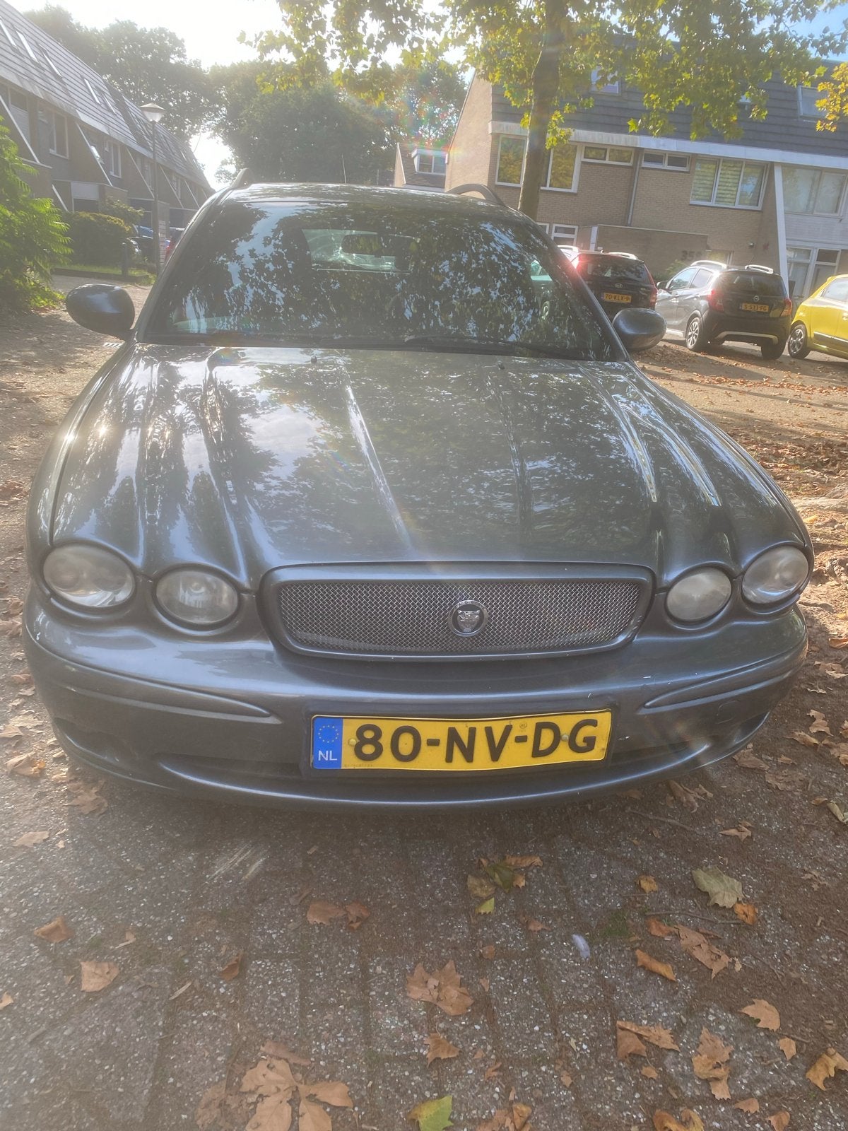 Jaguar X-Type 2.0 V6 Estate 2004 Grijs, Auto's, Voorwielaandrijving, 156 pk, Stationwagon, Handgeschakeld