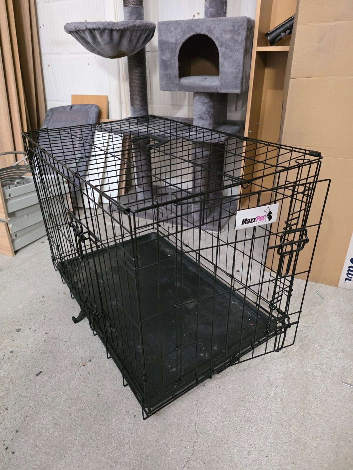 Hondenbench Opvouwbaar 76 x 48 x 53 cm, Ophalen, Zo goed als nieuw