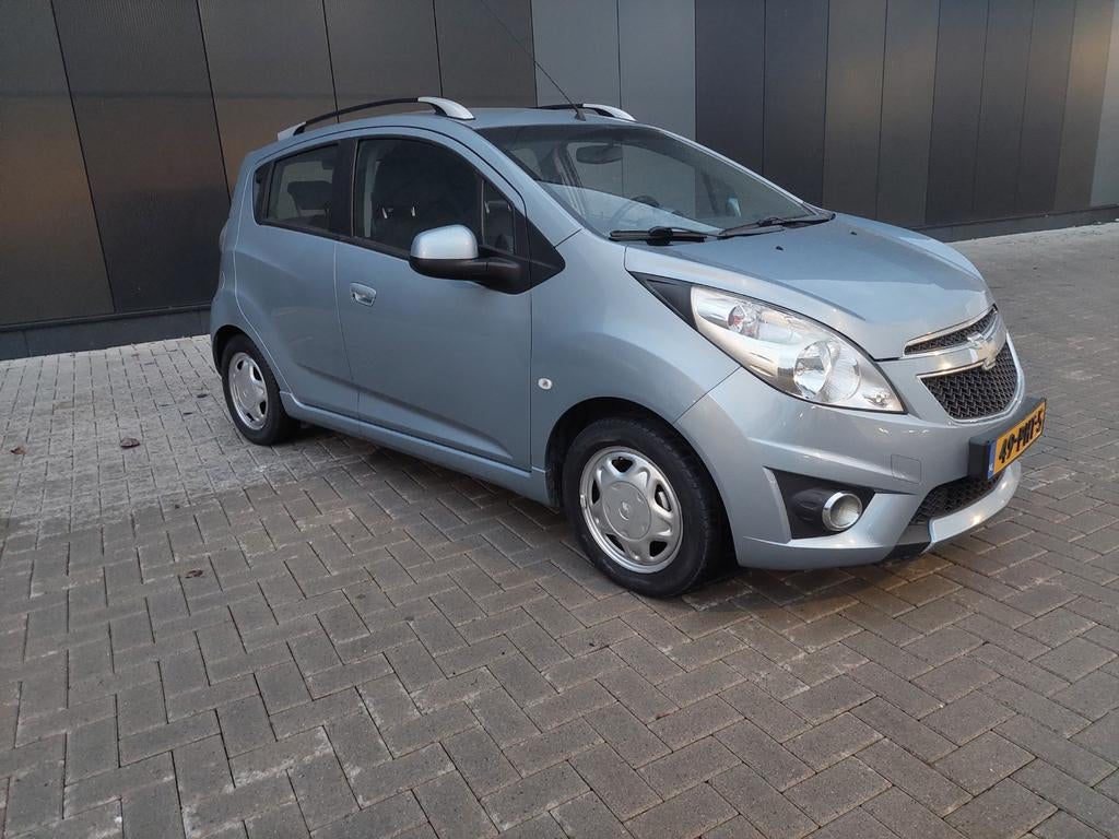 Zuinige Chevrolet Spark 1.2.     78111 km., Voorwielaandrijving, 4 cilinders, Blauw, Origineel Nederlands