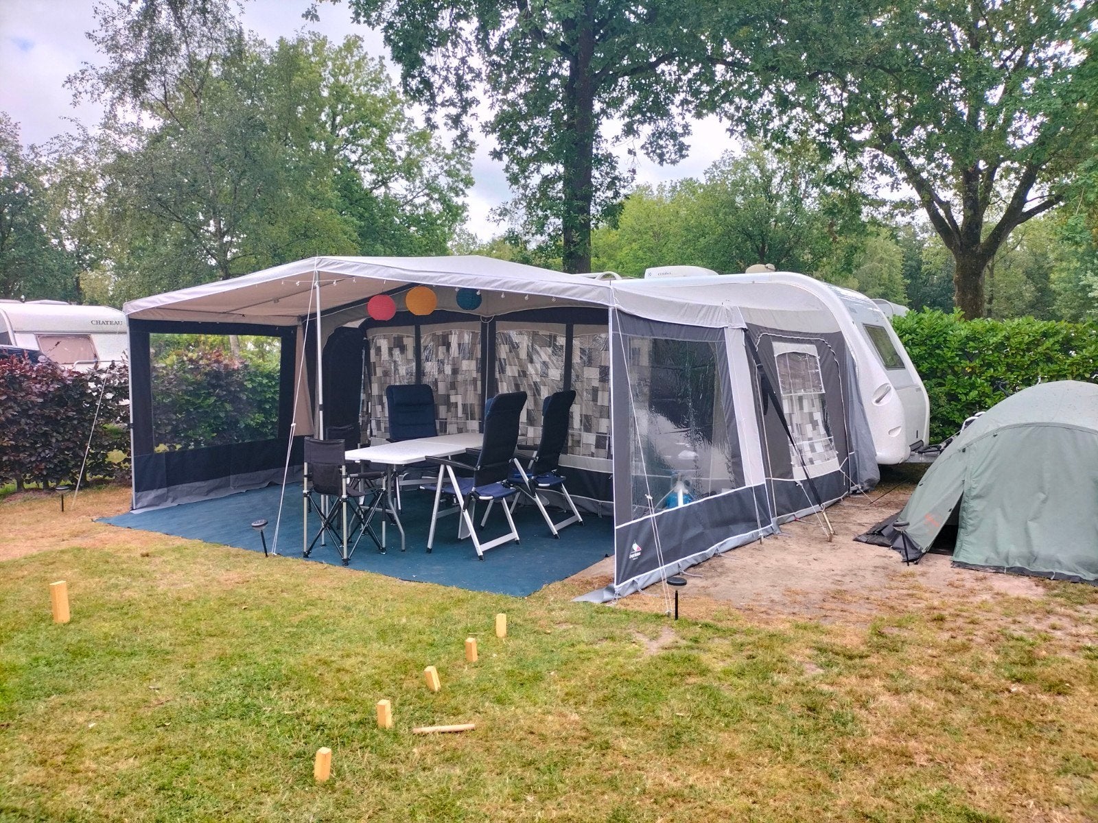 Eriba hymer 540B  caravan met kinderkamer 5 persoons, Ophalen, Gebruikt