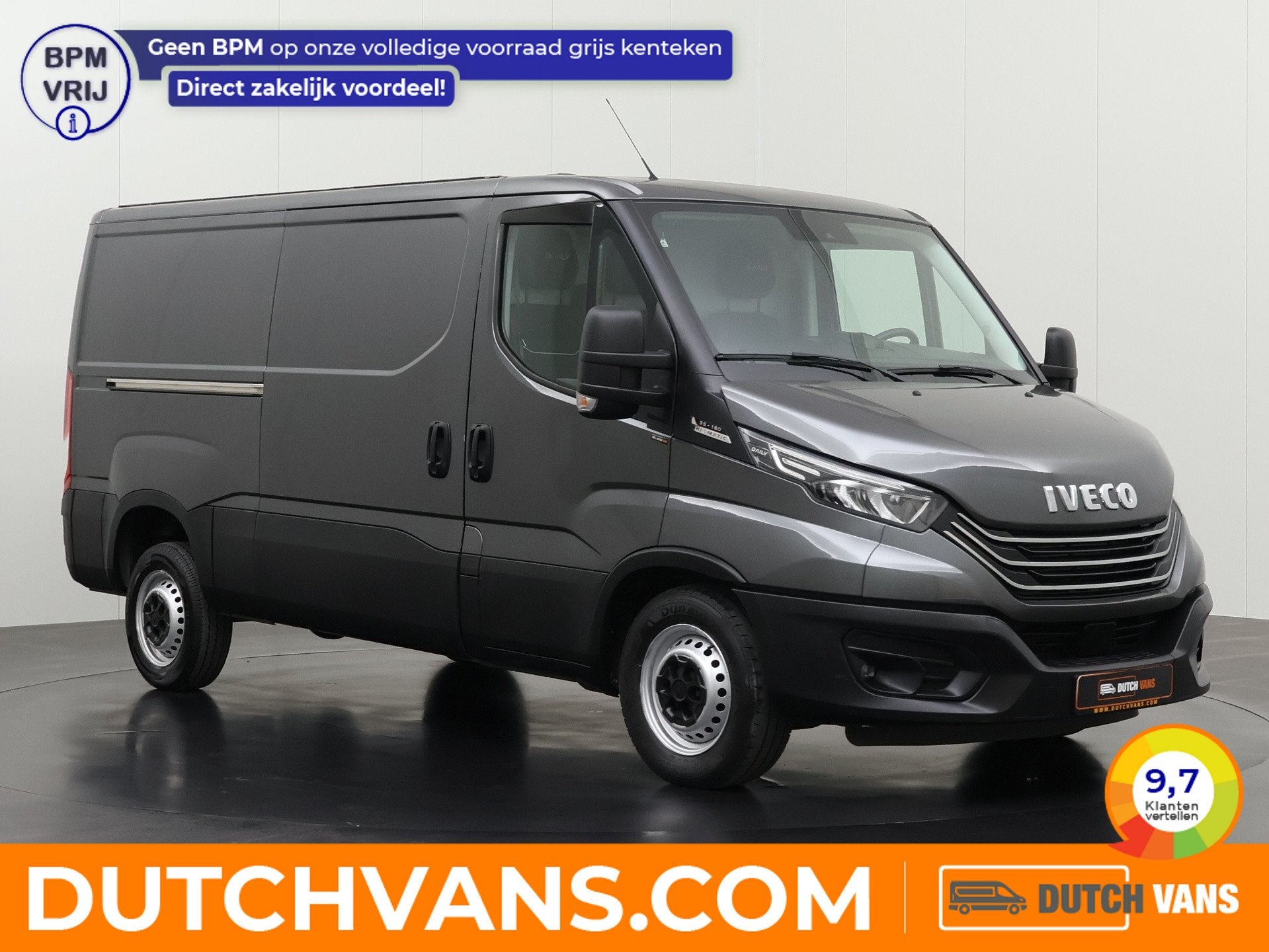 Iveco Daily 35S18 3.0L Hi-Matic Automaat L2H1 | Navigatie |, Auto's, Automaat, Stof, Gebruikt, Euro 6