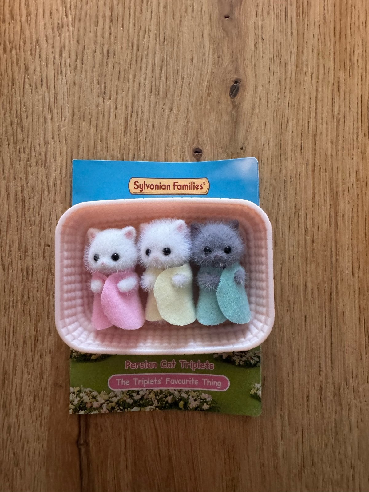 Sylvanian Families Perzische Kat Drieling, Ophalen of Verzenden, Zo goed als nieuw, Jongen of Meisje