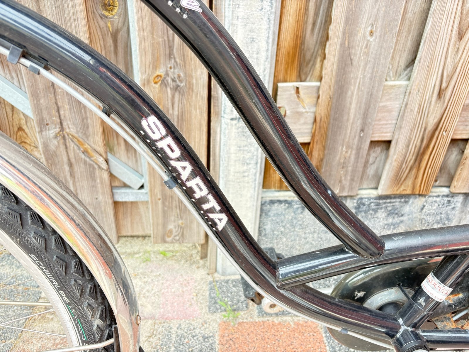 Sparta Amazone damesfiets met versnellingen in goede staat, Ophalen, Terugtraprem, Sparta, 53 tot 56 cm