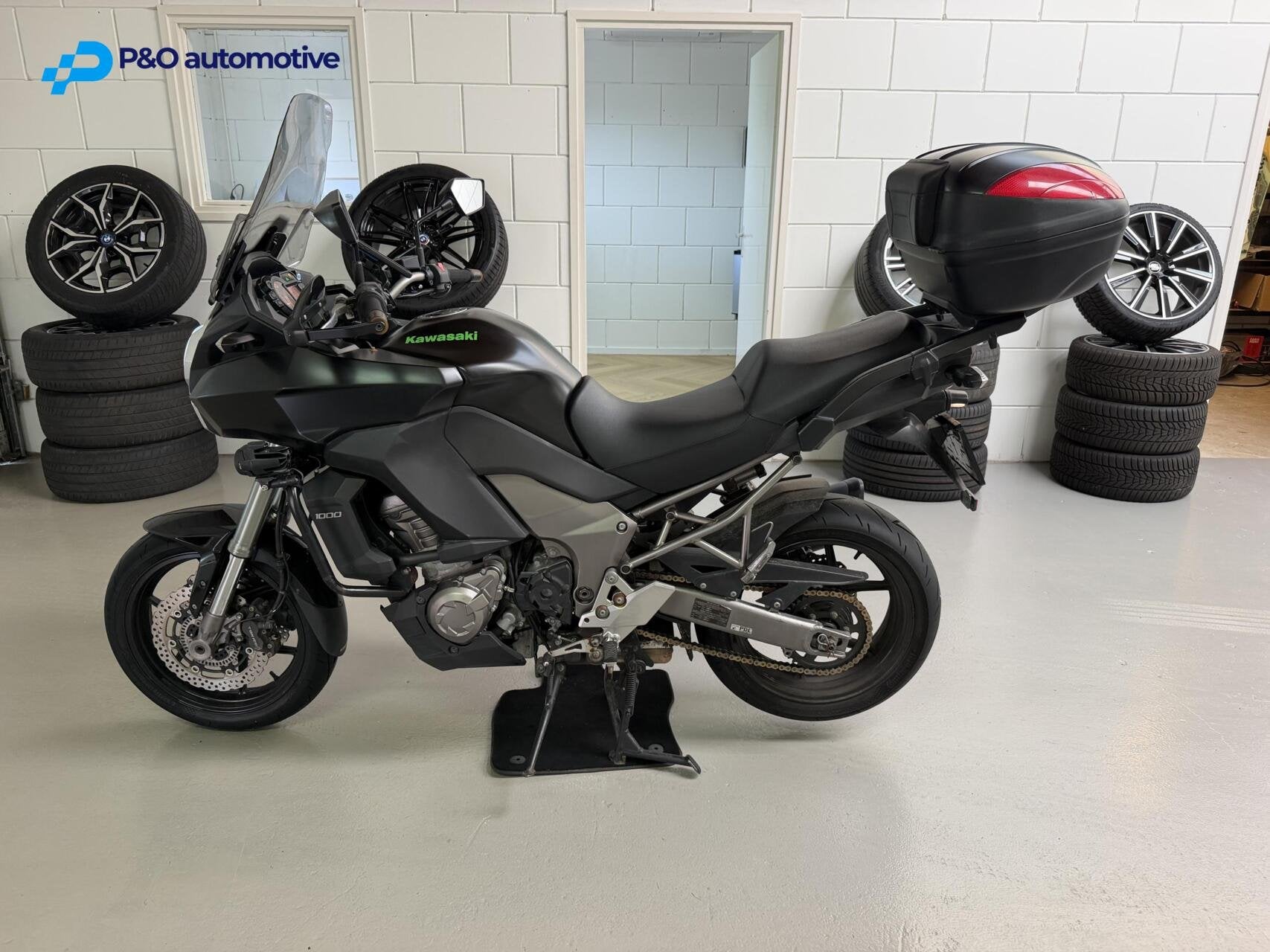 Kawasaki Versys 1000 ABS MatZwart | Koffer | Gear indicator, Kawasaki, Toermotor, ABS, Handgeschakeld